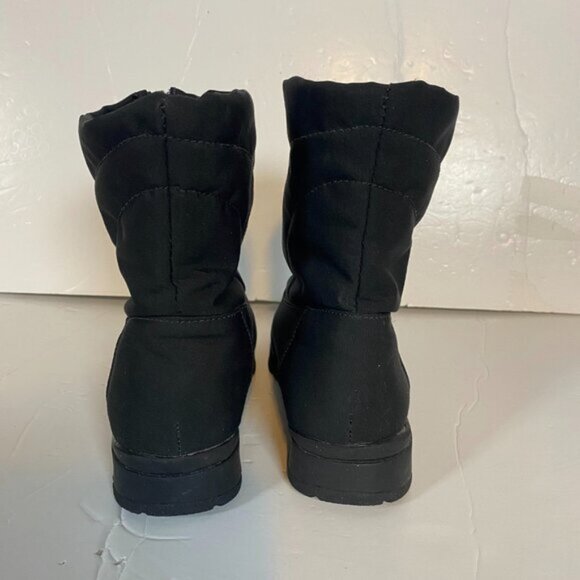 Toe Warmers Black Women’s Waterproof Alyssa Winter Boots Size 7.5 W - Picture 13 of 13